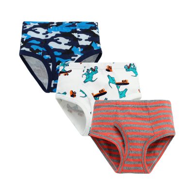 Cotton cartoon car print boys underwear (6)