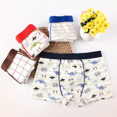 Customize cartoon print brief boys underwear (3)