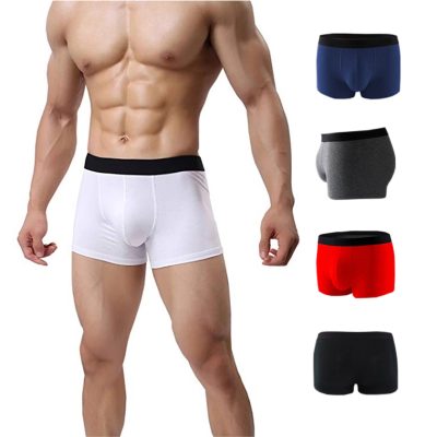 New design high elastic spandex men boxer (2)