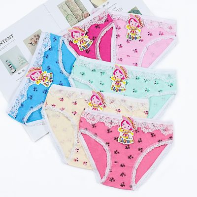 Wholesale colorful cotton girls underwear (1)